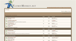 Desktop Screenshot of forum.clumsymonkey.net